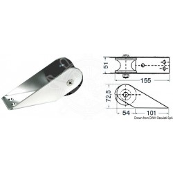 MUSONE PRUA INOX C/PULEGGIA...