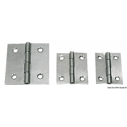 CERNIERA INOX NORMALE 40X75...